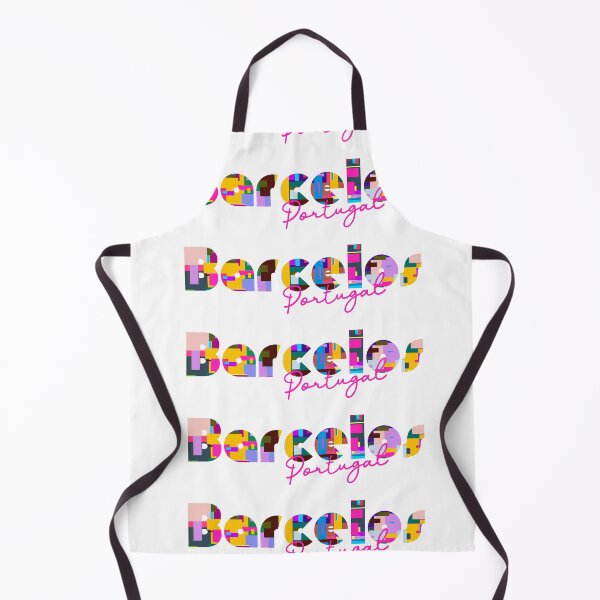Item preview, Barcelos, Portugal, Vibrant Abstract City Typography Art designed and sold by Wanderful-roads.
