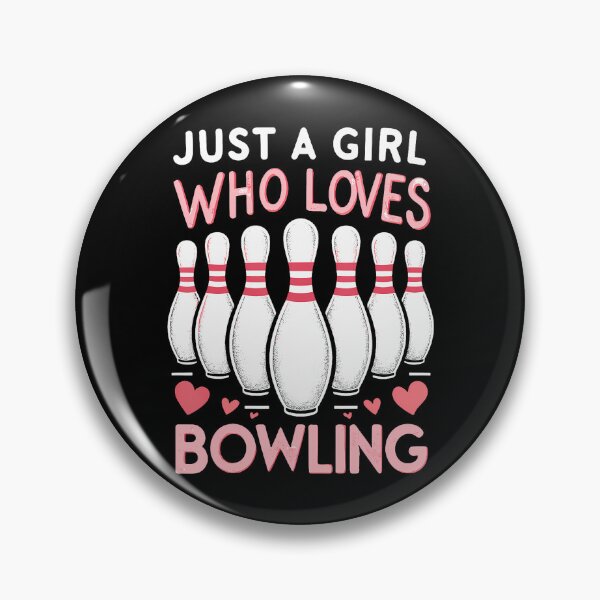 Item preview, Just A Girl Who Loves Bowling designed and sold by AngelaSandra.