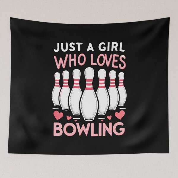 Item preview, Just A Girl Who Loves Bowling designed and sold by AngelaSandra.