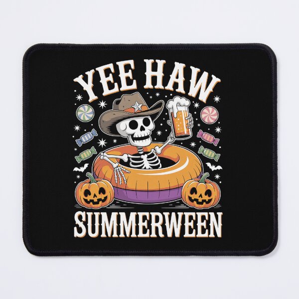 Item preview, Yee Haw Summerween Cowboy Skeleton Western Halloween designed and sold by estellaken.
