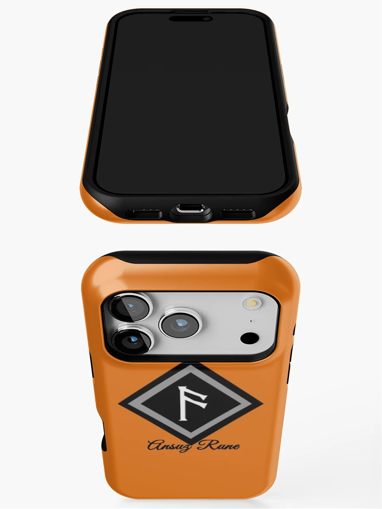 Thumbnail 3 of 4, iPhone Case, Ansuz Rune designed and sold by WindsofJupiter.
