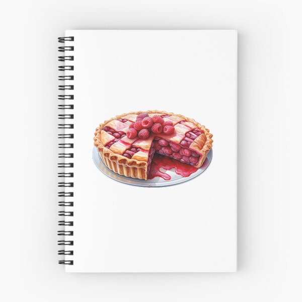 Item preview, "Raspberry Pie | Raspberries Sticker | Sweet Berry Aesthetic Art" designed and sold by Mandayartstudio.