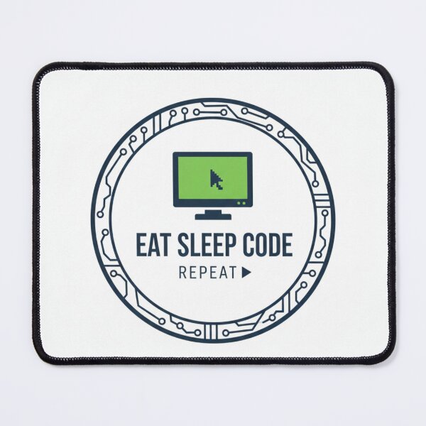 Item preview, Eat Sleep Code Repeat - Developer Life Logo designed and sold by hironmoy123.