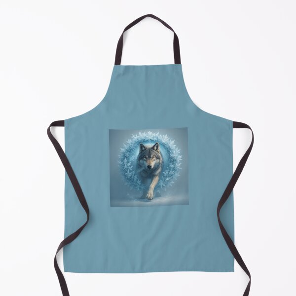 Item preview, Wolf Frost Portal Art | Ice Crystal Geometric Wildlife designed and sold by GeoWild Designs.