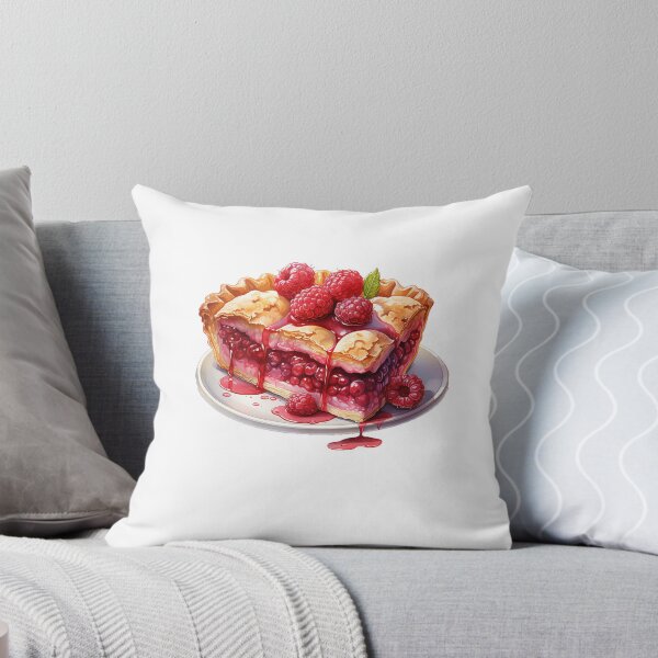 Item preview, "Raspberry Pie | Raspberries Sticker | Sweet Berry Aesthetic Art" designed and sold by Mandayartstudio.