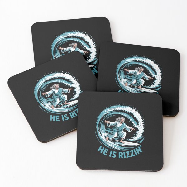 Item preview, Christian Jesus Surfing Funny designed and sold by bongsentrang.