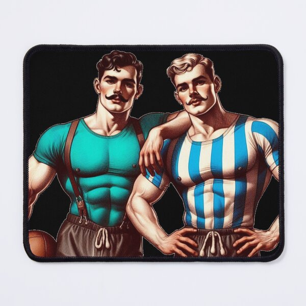 Artikelvorschau, Vintage-Sportbekleidung für Schwule aus den 1920er Jahren, Fußball, Gay Pride Grafikdesign entworfen und verkauft von ItsAKinkThing.