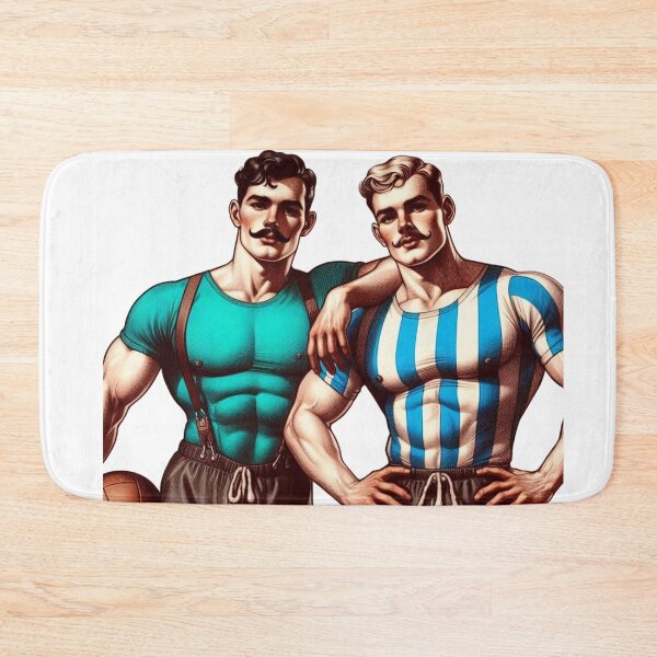 Item preview, 1920s Vintage Gay Sports Wear Football Gay Pride Graphic Design designed and sold by ItsAKinkThing.