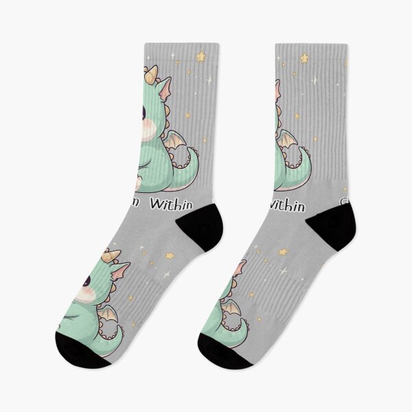 Item preview, Kawaii Lunar Zodiac DRAGON: Glow From Within designed and sold by SebastianSpace.