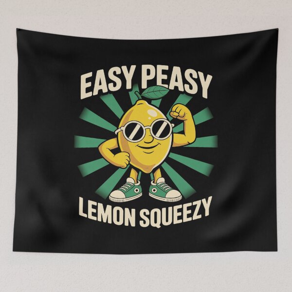 Item preview,  Funny Easy Peasy Lemon Squeezy  designed and sold by estellaken.