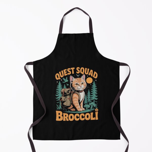 Item preview, Quest Fantasy Squad Broccoli Kitten Funny Cat designed and sold by TiredPack.
