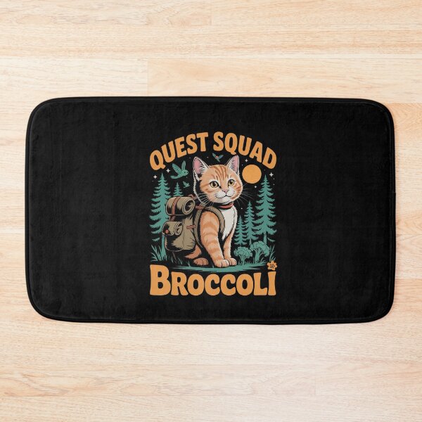 Item preview, Quest Fantasy Squad Broccoli Kitten Funny Cat designed and sold by TiredPack.