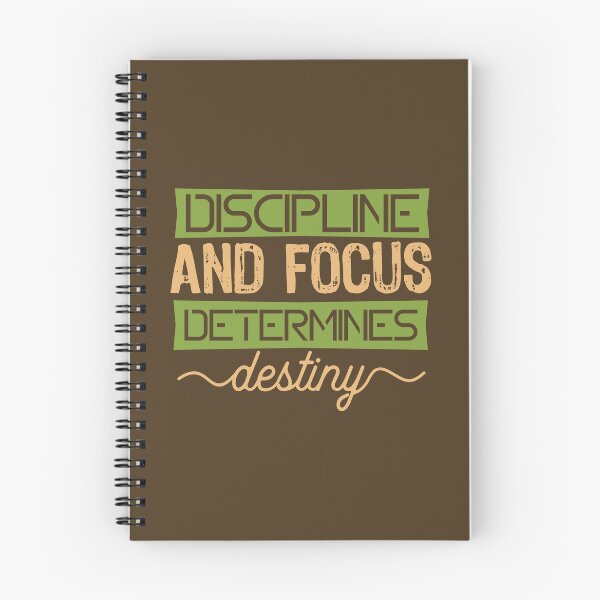 Item preview, Discipline and Focus Determines Destiny | Self-Mastery, Success & Intentional Living Quote designed and sold by Maltachi Designs.