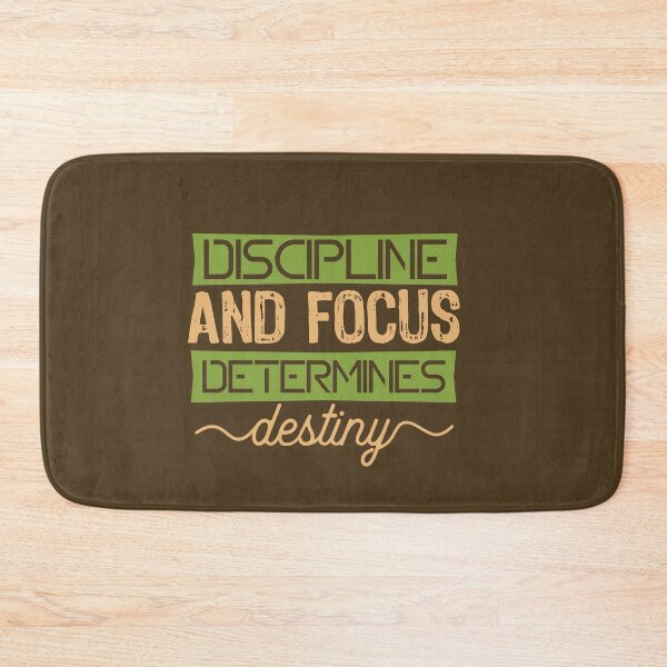 Item preview, Discipline and Focus Determines Destiny | Self-Mastery, Success & Intentional Living Quote designed and sold by Maltachi Designs.