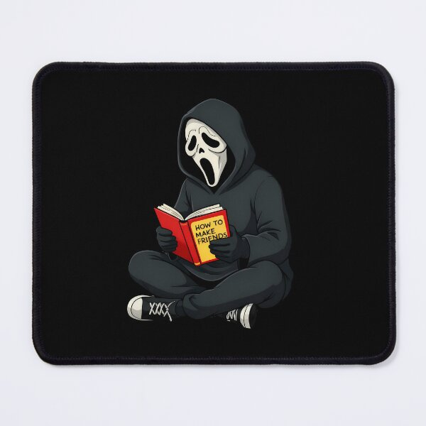 Item preview, Scary Face Ghost Mask Reading Boook - Introverted Art designed and sold by Dot1001.