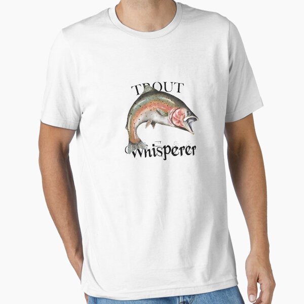 Vista previa del artículo con la obra «Trucha Whisperer», diseñado y vendido por pjwuebker.