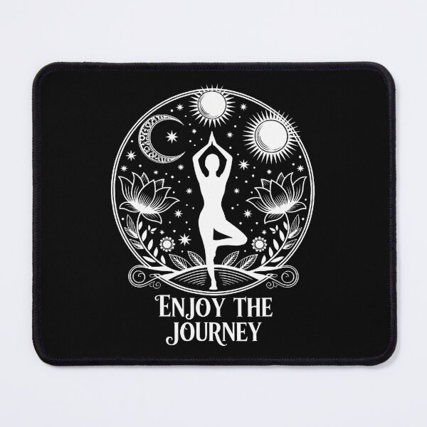 Item preview, Enjoy The Journey Yoga Celestial Meditation Peace Vibes designed and sold by LydiaShirley.