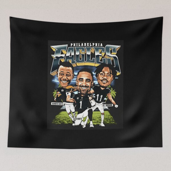 Item preview, Devonta Smith, Jalen Hurts & Aj Brown Caricature  designed and sold by marisoawan.