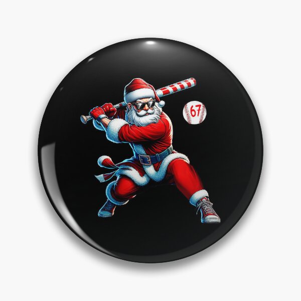Item preview, Santa Baseball Six Seven 6 7 Meme Christmas Player  designed and sold by JEFDodsonArt.