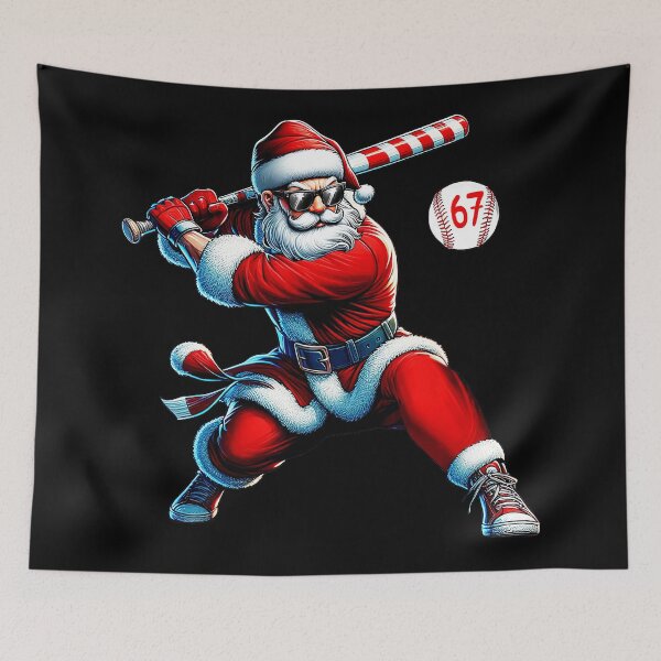 Item preview, Santa Baseball Six Seven 6 7 Meme Christmas Player  designed and sold by JEFDodsonArt.
