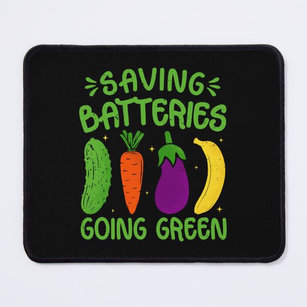 Item preview, Saving Batteries Going Green Funny designed and sold by KarimSoCute.