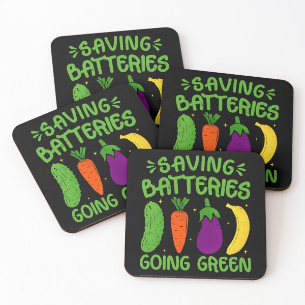 Item preview, Saving Batteries Going Green Funny designed and sold by KarimSoCute.