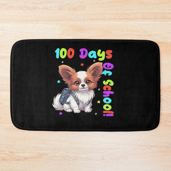 Item preview, Cute Papillon Dog 100 Days of School Celebration Design - Dog Lovers designed and sold by The Real Life Symphony.