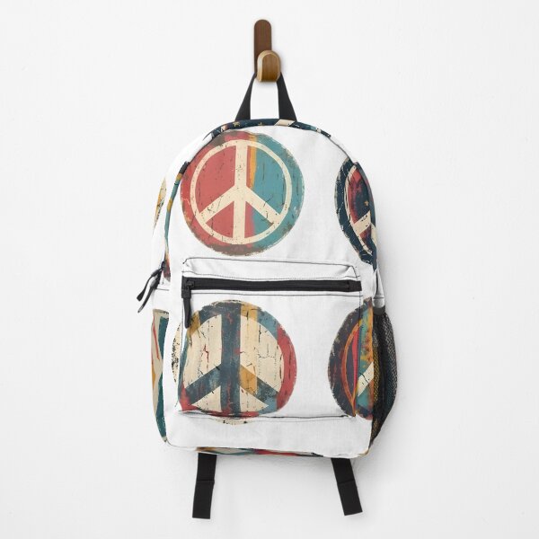 Item preview, Vintage Peace Sign Pocket Print Subtle Retro Minimalist 70s designed and sold by auxincaftan0o.