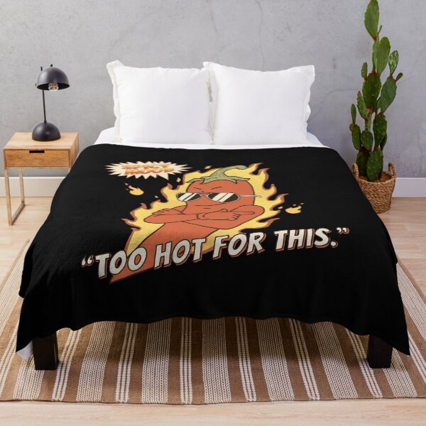 Item preview, Spicy Mood Funny Chili Pepper – Too Hot For This Food Humor Design designed and sold by Popstudio85.