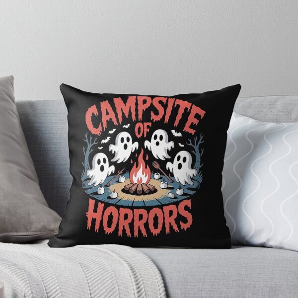Item preview, Campsite Of Horrors Ghostly Gatherings By The Fire Spooky Camping Adventures designed and sold by StuffNestie.