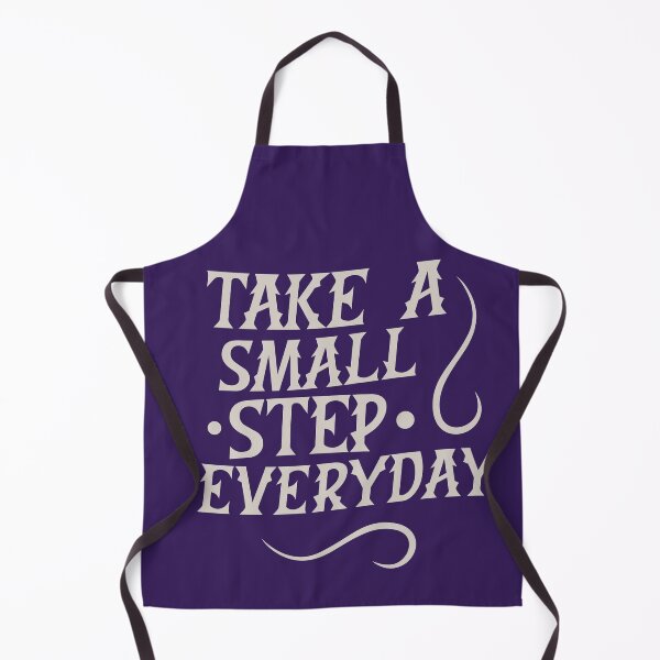 Item preview, Take A Small Step Every Day | Consistency, Progress & Overcoming Inertia Quote designed and sold by Maltachi Designs.