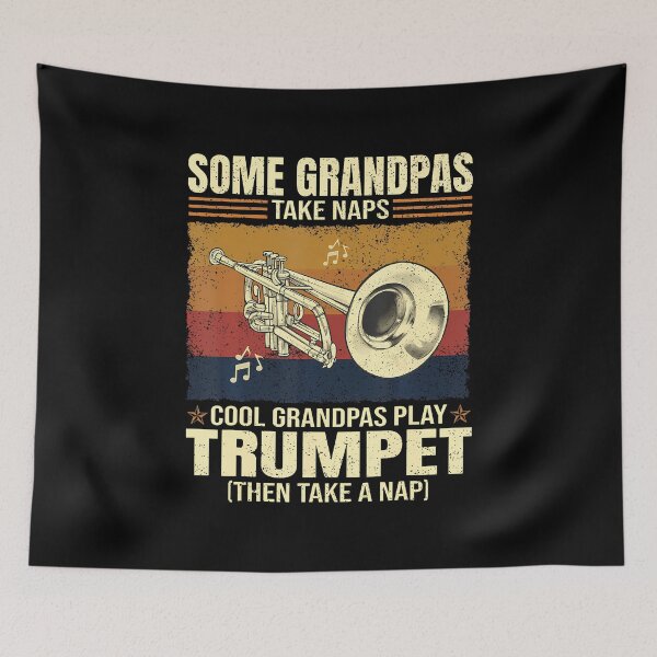 Item preview, Some Grandpas Take Naps Cool Grandpas Play Trumpet designed and sold by AngelaSandra.