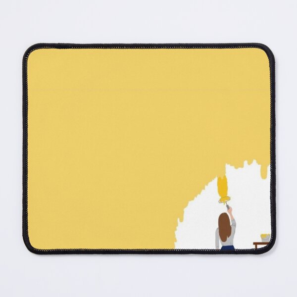 Item preview,  Minimal Girl Painting Wall – Yellow Aesthetic Wall Art designed and sold by LunaArtology.