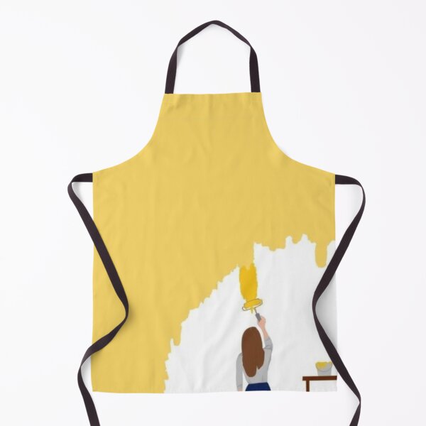 Item preview, Minimal Girl Painting Wall – Yellow Aesthetic Wall Art designed and sold by LunaArtology.