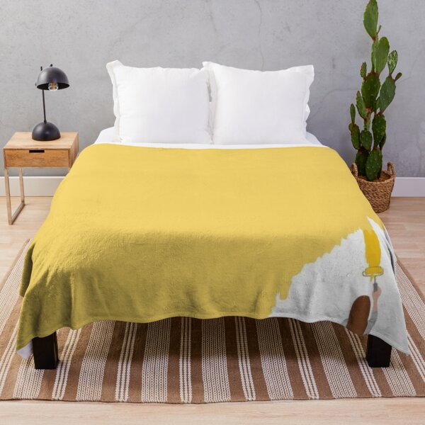 Item preview, Minimal Girl Painting Wall – Yellow Aesthetic Wall Art designed and sold by LunaArtology.