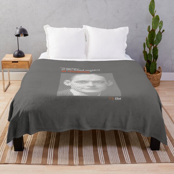 Item preview, T.-S.-ELIOT'S-PORTRAIT-WITH-A-CREATIVITY-QUOTE-(INVERSE)--- designed and sold by HarleyHutchi.
