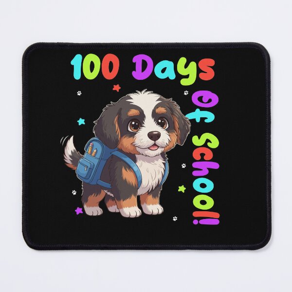 Item preview, Cute Bernedoodle Dog 100 Days of School Celebration Design - Dog Lovers designed and sold by The Real Life Symphony.