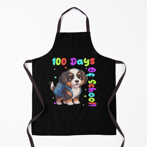 Item preview, Cute Bernedoodle Dog 100 Days of School Celebration Design - Dog Lovers designed and sold by The Real Life Symphony.