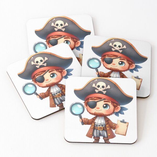 Item preview, Cute Pirate Investigator designed and sold by LunaPixelStudio.