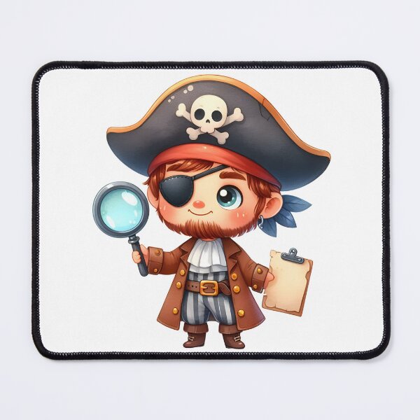 Item preview, Cute Pirate Investigator designed and sold by LunaPixelStudio.