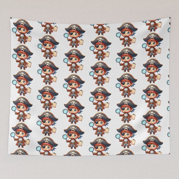 Item preview, Cute Pirate Investigator designed and sold by LunaPixelStudio.