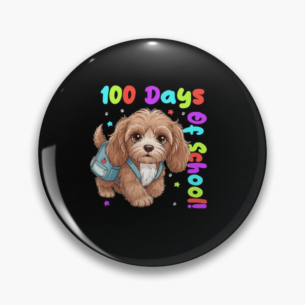 Item preview, Cute Cockerpoo Dog 100 Days of School Celebration Design - Dog Lovers designed and sold by The Real Life Symphony.