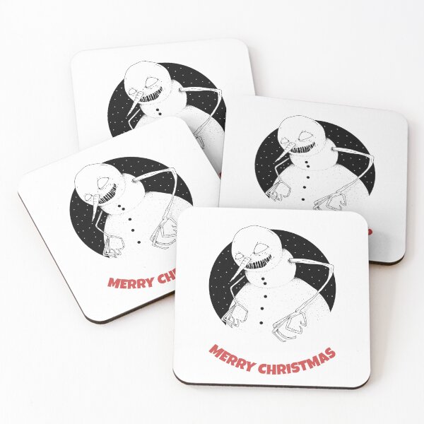 Item preview, Evil Snowman Wishes You Merry Christmas designed and sold by morve_eternelle.