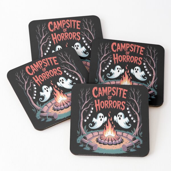 Item preview, Campsite Of Horrors Spooky Nights Ahead Halloween Camping designed and sold by StuffNestie.