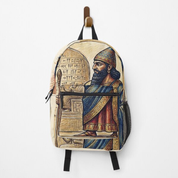 Item preview, King Hammurabi and Babylonian Code of Law Art Design designed and sold by Redbdon.