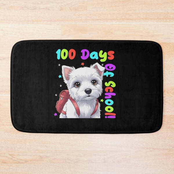 Item preview, Cute Westie Dog 100 Days of School Celebration Design - Dog Lovers designed and sold by The Real Life Symphony.
