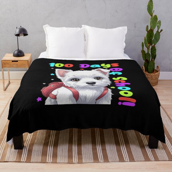 Item preview, Cute Westie Dog 100 Days of School Celebration Design - Dog Lovers designed and sold by The Real Life Symphony.