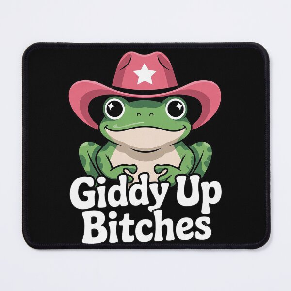 Item preview, Giddy Up Btches Funny Frog Howdy Quote  designed and sold by RuthGAArt.