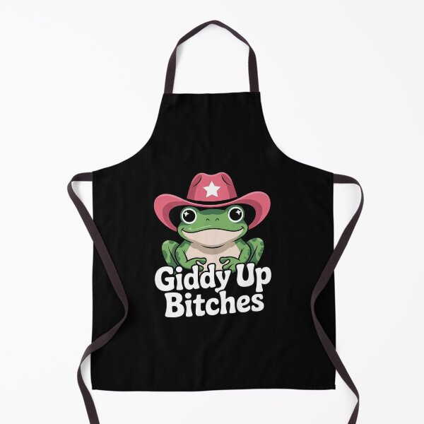 Item preview, Giddy Up Btches Funny Frog Howdy Quote  designed and sold by RuthGAArt.