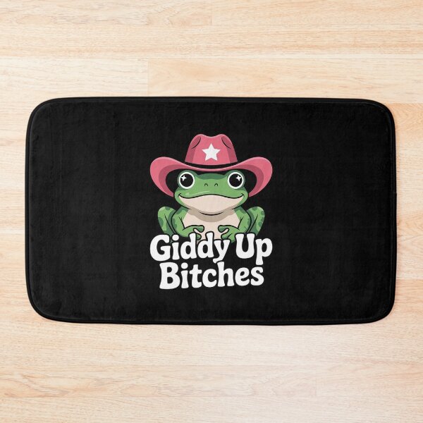 Item preview, Giddy Up Btches Funny Frog Howdy Quote  designed and sold by RuthGAArt.